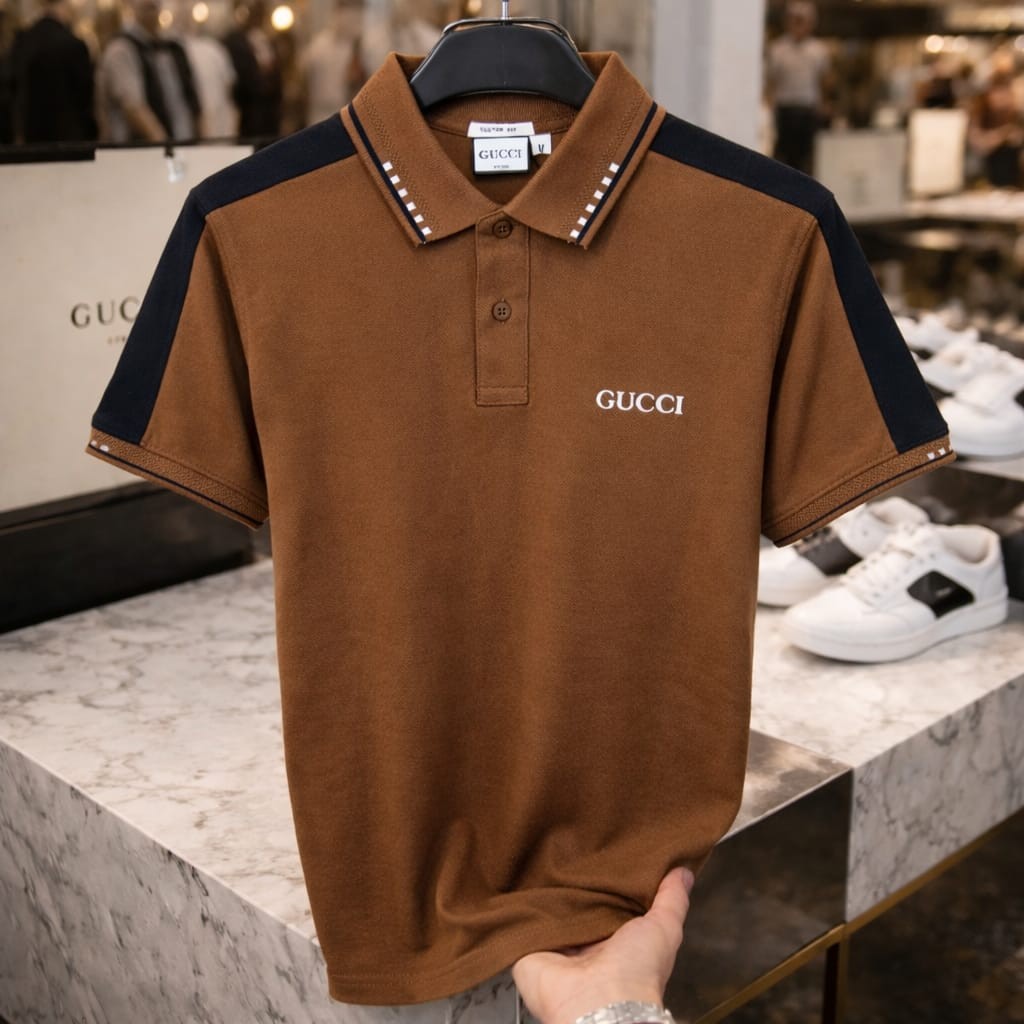 Brown Premium 240 GSM Polo – Executive Collection